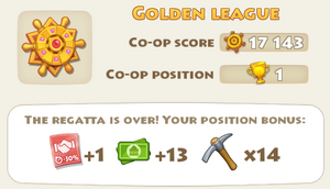 Regatta Position Bonus Rewards 2