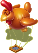 ★ Inflatable Chicken ★ (22 Cash)