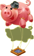 ★ Inflatable Pig ★ (20 Cash)