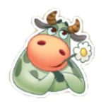 Sticker- Cow2