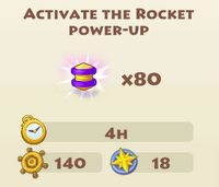 Regatta Event Task activate the rocket power-up 140