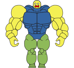 Mns Mega Noob Toy Defenders Wiki Fandom - roblox noob muscles