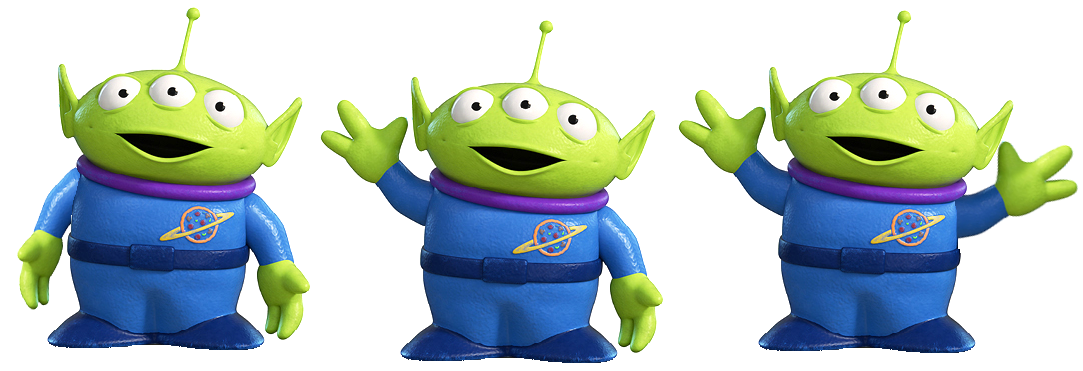 Green aliens from toy story cheap