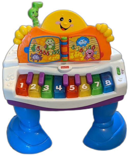 FISHER PRICE GRAND PIANO BABY TODDLER LAUGH AND LEARN INTERACTIVE