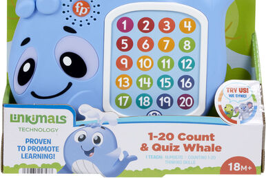 Fisher-Price Linkimals Learning Narwhal Musical Toy