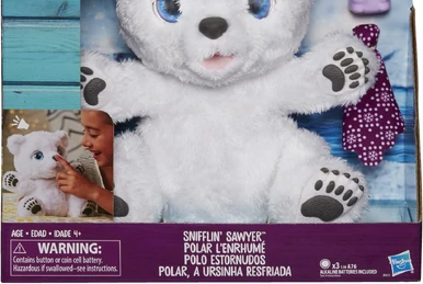 Snifflin Sawyer Polar Bear Furreal Sawyer Jucarie Fur Real Friends