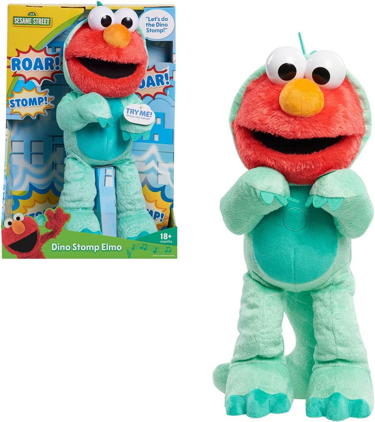 Dino Stomp Elmo | Toys That Make Noise Wiki | Fandom