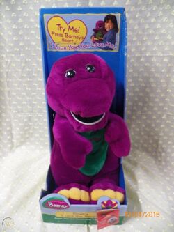 Barney toy singing i love you hot sale