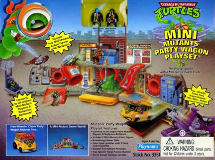 Ninja turtle mini playset 2025