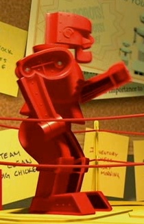 Rock 'Em Sock 'Em Red Rocker Robot, Toy Story Wiki