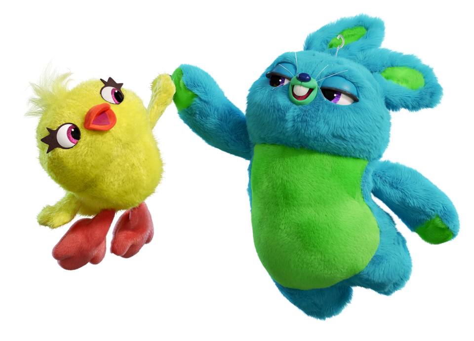 Toy story 4 characters ducky hot sale and bunny