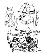 A concept art of how the helmet works.