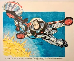 赤目天使 Desu Lightyear Intergalactic Buzz Lightyear | Toy Story Merchandise Wiki | Fandom