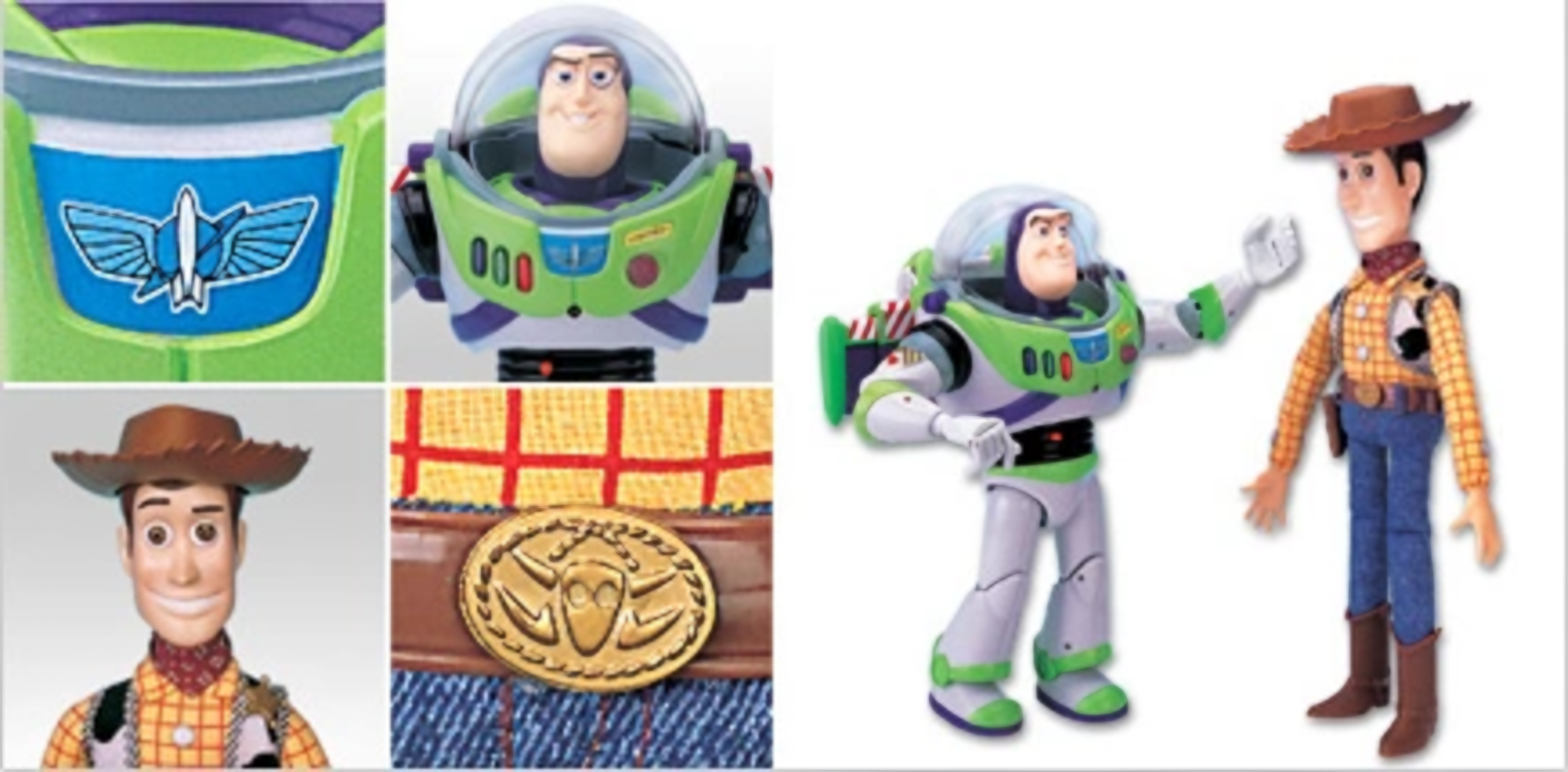 Portachiavi Disney Toy Story Buzz Lightyear e Sceriffo Woody - Showgame