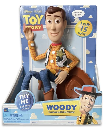 Pull-String Woody Talking Action Figure (Thinkway Toys) | Toy Story  Merchandise Wiki