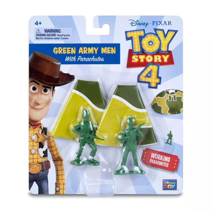 Green Army Men with Parachute 2pk | Toy Story Merchandise Green Army Men with Parachute 2pk | Toy Story Merchandise