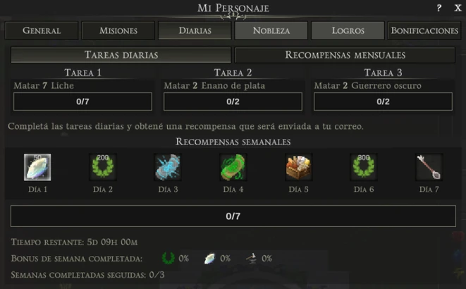 Recompensa diaria