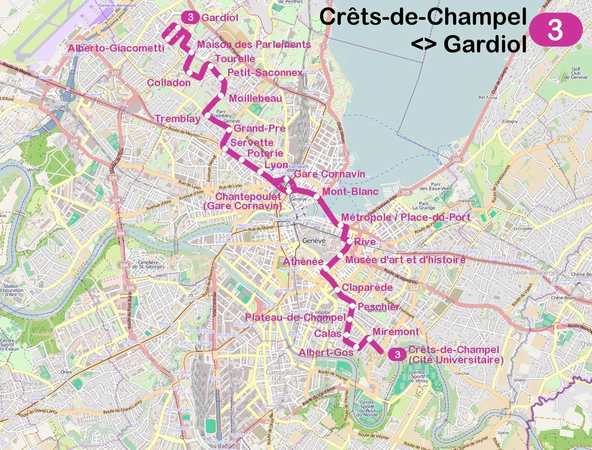 Ligne 3 Wiki Transports Publics Genevois Fandom