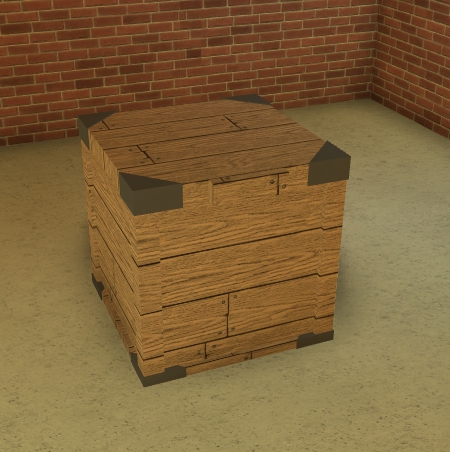 Wooden Crate Fortified Cube Theme Park Tycoon 2 Wikia Fandom - where are the crates in jurrasic park tycoon roblox