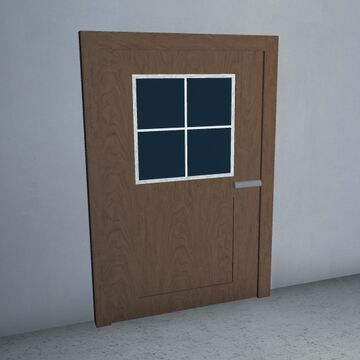 Door Windowed Theme Park Tycoon 2 Wikia Fandom - how to add doors in themepark tycoon roblox