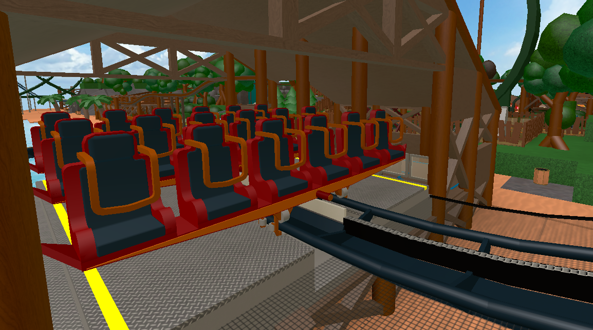 Dive Coaster Theme Park Tycoon 2 Wikia Fandom - a roller coaster on roblox