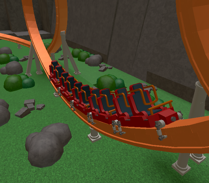 Single Rail Coaster Theme Park Tycoon 2 Wikia Fandom - how to get tracks back up in themepark game roblox