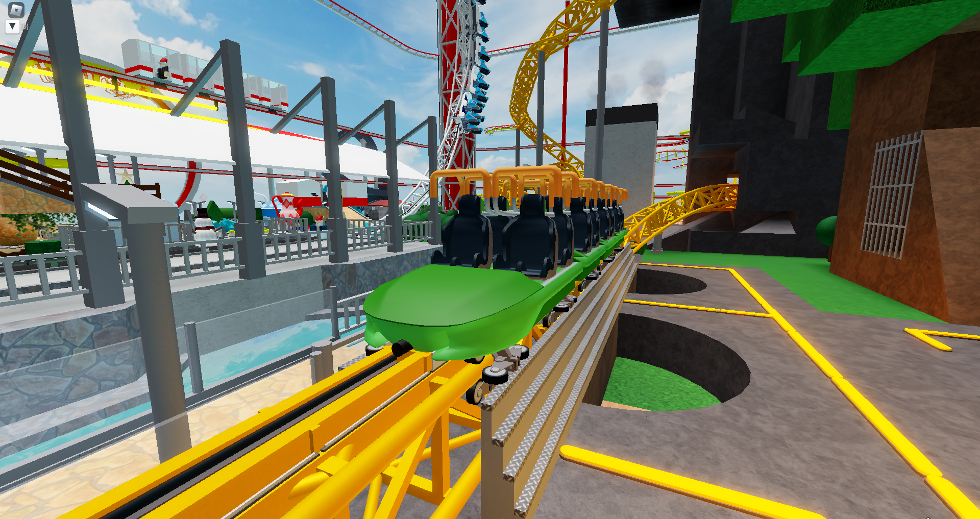 Hydraulic launch coaster New Theme Park Tycoon 2 Wikia Fandom