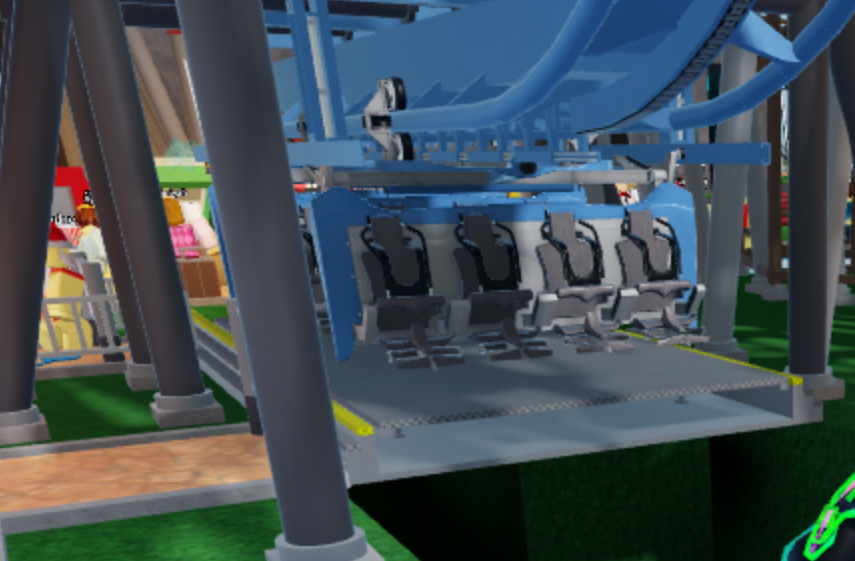 Flying coaster 4 seats across Theme Park Tycoon 2 Wikia Fandom