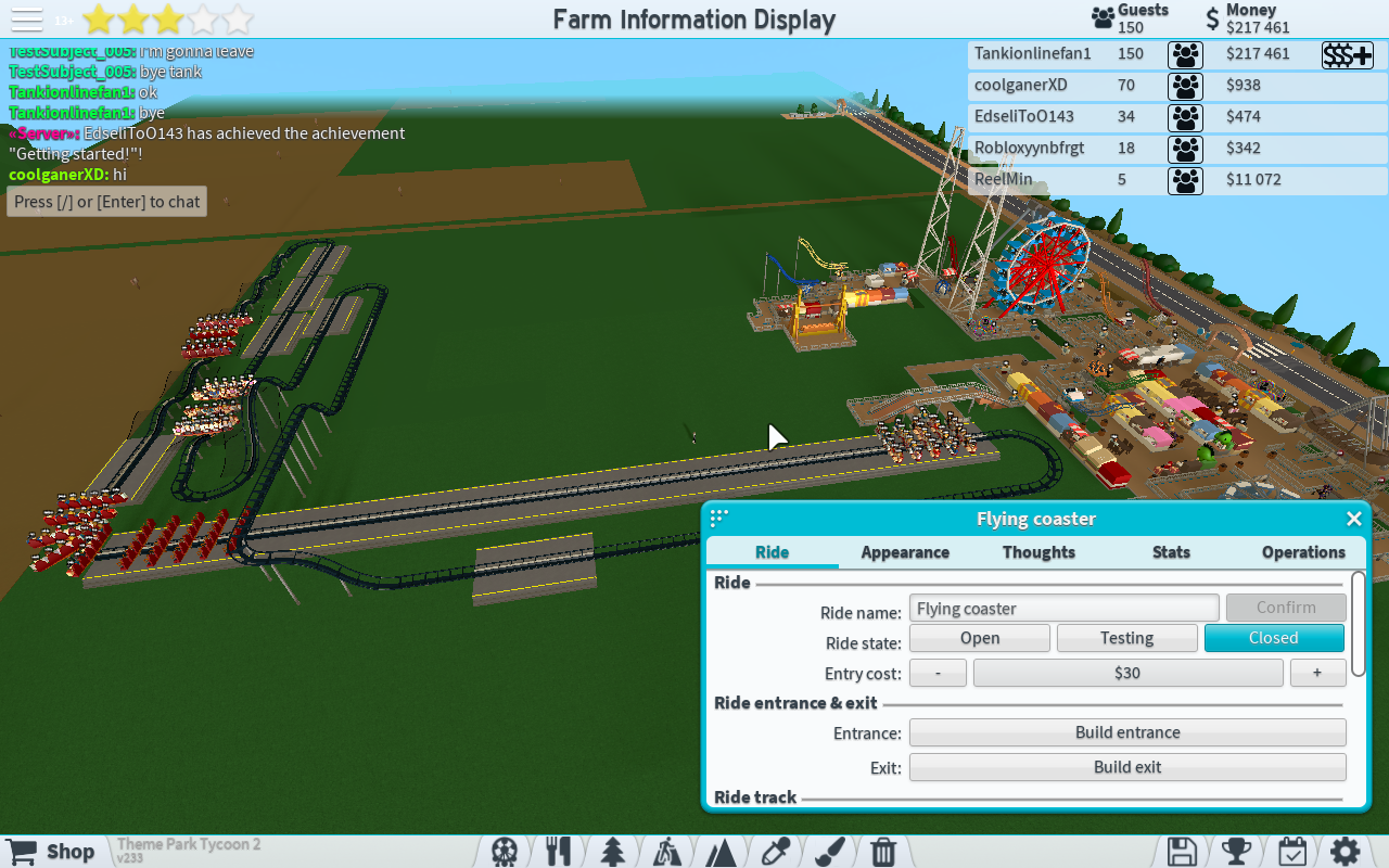 User Blog Bigmammy Theme Park Tycoon 2 World Record Theme Park Tycoon 2 Wikia Fandom - roblox farm tycoon 2