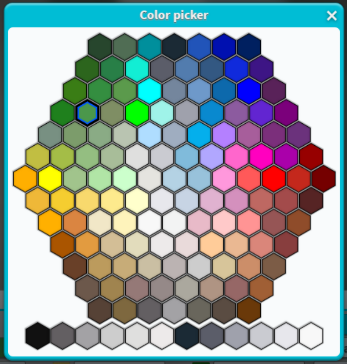 Robux theme Color Palette
