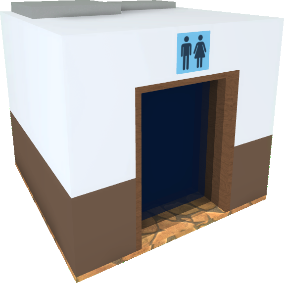 Restroom Theme Park Tycoon 2 Wikia Fandom - i had to go bathroom roblox toilet simulator