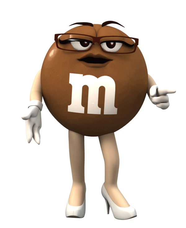 M&M'S on X: Clearly it's brown and black - Ms. Brown