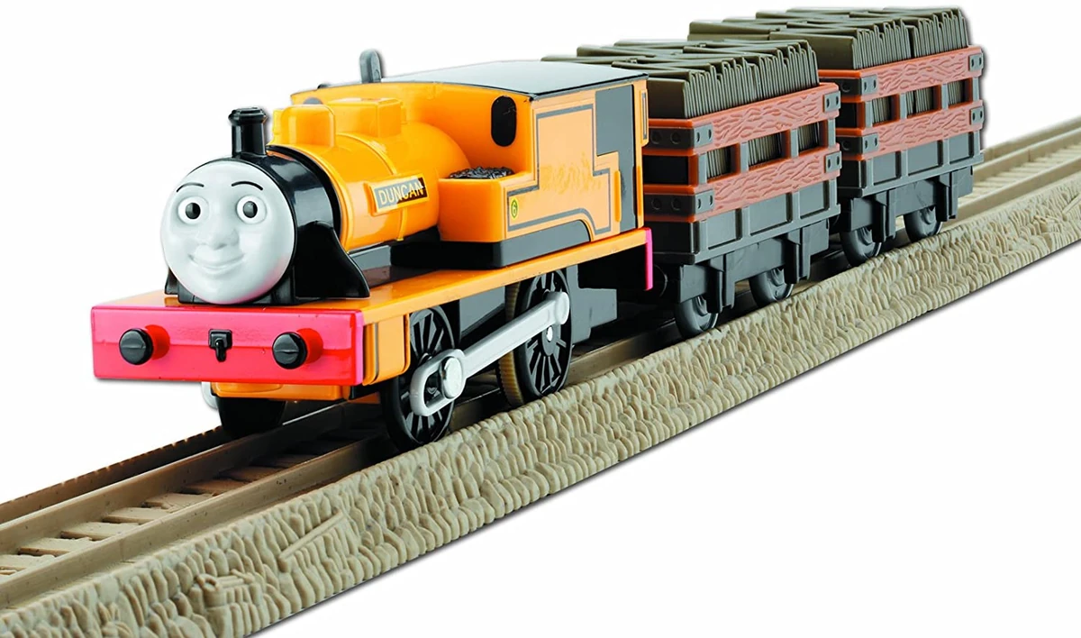 Duncan with Narrow Gauge Slate Trucks TrackMaster Wiki Fandom