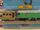 Boco with Brown Breakvan and two half straight track pieces