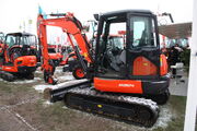 Kubota KX057-4 + Hydraulic log splitter at Lamma 2013 - IMG 6442