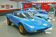 The Lancia Stratos HF was powered by a mid-transverse mounted Dino Ferrari V6, and proved to be very successful as rally car.
