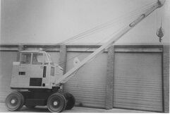 A 1970s Jones KL66M Diesel Yardcrane