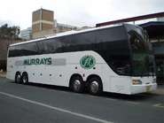 An Austral Pacific bodied Scania K113TRBL 14.5m Quad-axle coach in Canberra, Australia