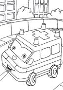 Emergency Vehicles Colouring Book 7