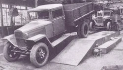 Simplified GAZ AA made during the Second World War.