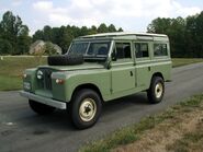 Land Rover Series IIa Station Wagon - coil sprung hybrid.