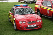 MG Rover ZT - (BC51 JPX) Fire Marshall car at Weston park 2012 -IMG 6659