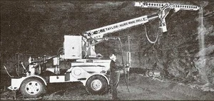 1953 Taylor Hydracrane Mining model.jpg (32 KB) A rare 1950sTaylor Jumbo Driller model used for Mining