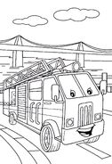 Emergency Vehicles Colouring Book 30
