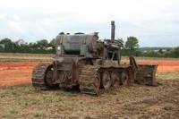 Vickers Vigor parked up after clearing up the earthmoving display area