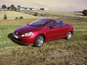 A red  (), with a folding steel roof