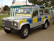 Land Rover Defender Sussex Police