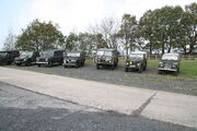 Military vehicle line at NCMM 09 - IMG 5374