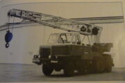 An early Jones KL1010 Cranetruck Diesel 6X6