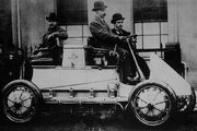 The  was the first gasoline-electric hybrid .